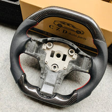 Load image into Gallery viewer, Hot Selling Flat top Tesla Model 3 Model Y Steering wheel core with Real carbon fiber