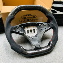 Load image into Gallery viewer, Tesla model S racing car steering wheel with real carbon fiber from CZD