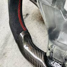 Load image into Gallery viewer, Tesla model S racing car steering wheel with real carbon fiber from CZD