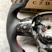 Load image into Gallery viewer, CZD Racing car for Tesla Model 3 Forged Carbon Fiber steering wheel