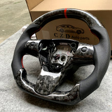Load image into Gallery viewer, CZD Racing car for Tesla Model 3 Forged Carbon Fiber steering wheel