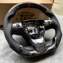 Load image into Gallery viewer, CZD Racing car for Tesla Model 3 Forged Carbon Fiber steering wheel