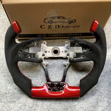 Load image into Gallery viewer, CZD- 2016-2021 Honda civic seden/FK7/FK8/10th gen civic carbon fiber steering wheel with F1 shape