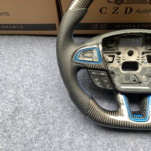 CZD-Focus MK3 2015-2018 carbon fiber steering wheel