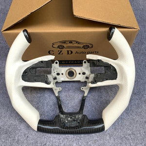 CZD- 2016-2021 Honda civic seden/FK7/FK8/10th gen civic carbon fiber steering wheel with F1 shape