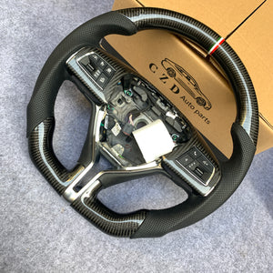 Customied For Maserati Ghibli / GT /Quattroporte/ Levante Steering wheel with Carbon fiber