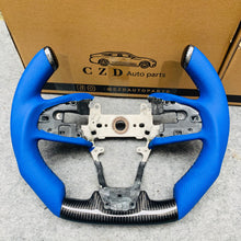 Load image into Gallery viewer, CZD- 2016-2021 Honda civic seden/FK7/FK8/10th gen civic carbon fiber steering wheel with F1 shape