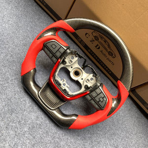 CZD Toyota Highlander XSE 2020-2022 carbon fiber steering wheel