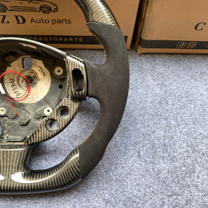 CZD-For Maserati GT /Quattroporte/ Levante Steering wheel with Carbon fiber and alcantara