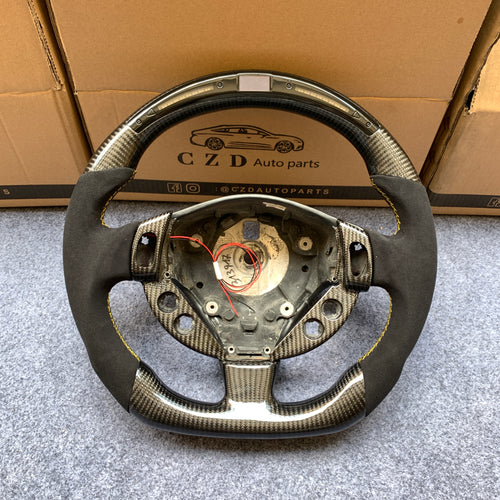 CZD-For Maserati GT /Quattroporte/ Levante Steering wheel with Carbon fiber and alcantara