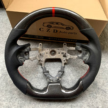 Load image into Gallery viewer, For 9th gen Civic (2009-13 ) Carbon fiber steering wheel (US version ) CZD Custom