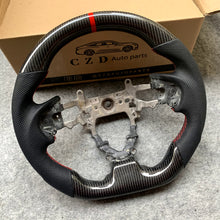Load image into Gallery viewer, For 9th gen Civic (2009-13 ) Carbon fiber steering wheel (US version ) CZD Custom
