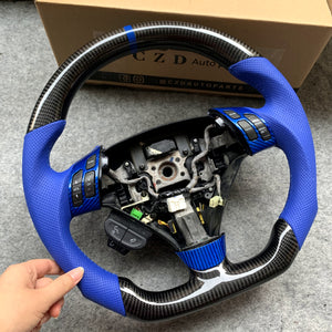 CZD Custom 7th gen Accord coupe steering wheel with Real carbon fiber