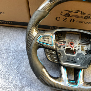 CZD-Focus MK3 2015-2018 carbon fiber steering wheel