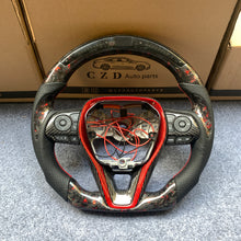 Load image into Gallery viewer, CZD Toyota Corolla XSE 2019-2021 carbon fiber steering wheel with JP LED