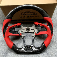 Load image into Gallery viewer, CZD- 2016-2021 Honda civic seden/FK7/FK8/10th gen civic carbon fiber steering wheel