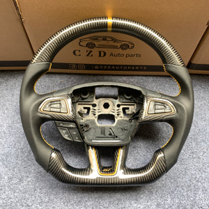 CZD Focus MK3 2015-2018 carbon fiber steering wheel