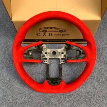 Load image into Gallery viewer, CZD Honda FK8/Civic/FK7 2016/2017/2018/2019/2020/2021 steering wheel with full red Alcantara