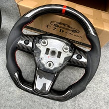 Load image into Gallery viewer, Top selling Round top Tesla Model3 Model Y Gloss Carbon fiber sexy design