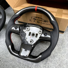Load image into Gallery viewer, Top selling Round top Tesla Model3 Model Y Gloss Carbon fiber sexy design