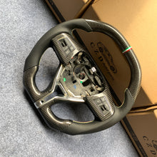 Load image into Gallery viewer, CZD Maserati Ghibli /Levante /Quattroporte carbon fiber steering wheel Flat top