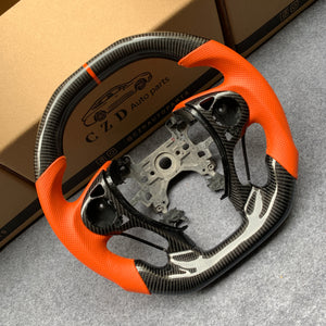 CZD 2013-2017 Honda 9th gen accord steering wheel with carbon fiber