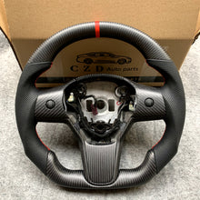 Load image into Gallery viewer, Tesla Model 3 Model Y Matte Carbon fiber Round top design from CZD