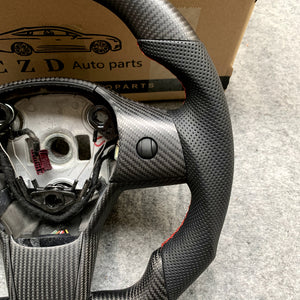 Tesla Model 3 Model Y Matte Carbon fiber Round top design from CZD