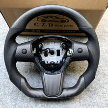 Load image into Gallery viewer, Tesla Model 3 ModelY Matte Carbon fiber perforated leather design