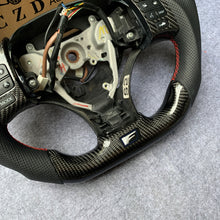 Load image into Gallery viewer, CZD Lexus IS250 IS350 Carbon fiber steering wheel with Blue Sports Badge