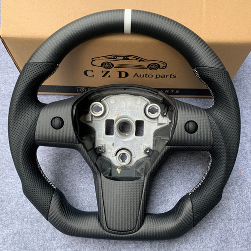 Tesla Model 3 Matte Carbon fiber design