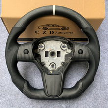 Load image into Gallery viewer, Tesla Model 3 Matte Carbon fiber design