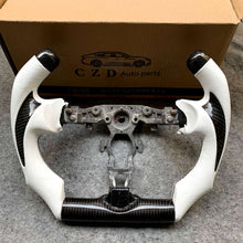 Load image into Gallery viewer, CZD Nissan 370Z/Juke/Z34 carbon fiber steering wheel with F1 design