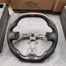 Load image into Gallery viewer, CZD Nissan Juke/370Z Nismo/Z34 /Maxima carbon fiber steering wheel