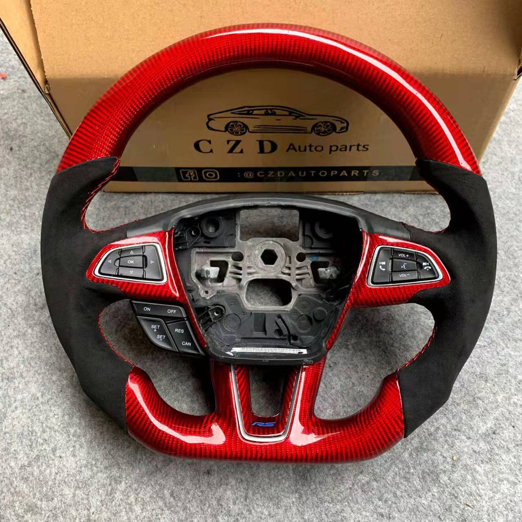 CZD Ford Focus RS MK3/MK3.5 carbon fiber steering wheel