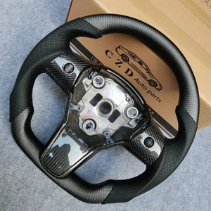 CZD Tesla model 3/model Y carbon fiber steering wheel