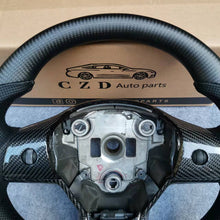 Load image into Gallery viewer, CZD Tesla model 3/model Y carbon fiber steering wheel