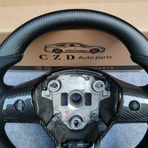 CZD Tesla model 3/model Y carbon fiber steering wheel