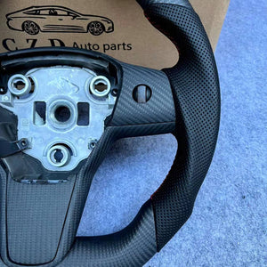 CZD Tesla Model Y/Model 3 with real carbon fiber steering wheel