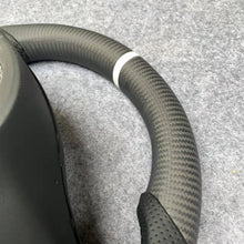 Load image into Gallery viewer, CZD Tesla model 3/model Y carbon fiber steering wheel with matte design