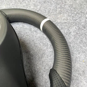 CZD Tesla model 3/model Y carbon fiber steering wheel with matte design