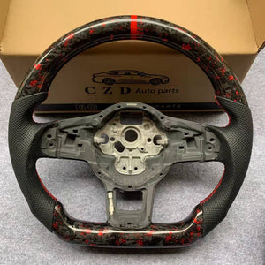 CZD Volkswagen Golf MK7/MK7.5 carbon fiber steering wheel