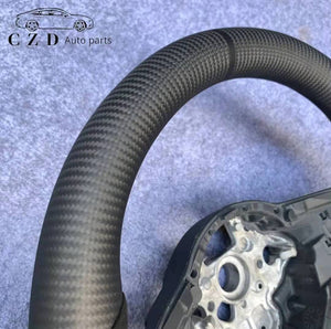 CZD VW Golf MK7/MK7.5 steering wheel with matte carbon fiber