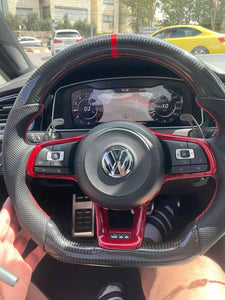 CZD VW Golf GTI MK7/MK7.5 carbon fiber steering wheel