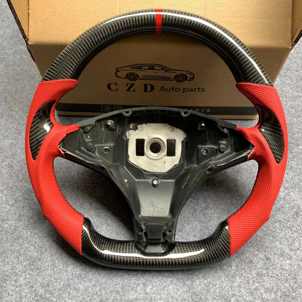 CZD Tesla model X/model S with real carbon fiber steering wheel