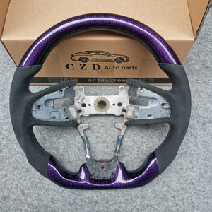Type r /10th gen Civic/ FK8 steering wheel with Purple carbon fiber-CZD