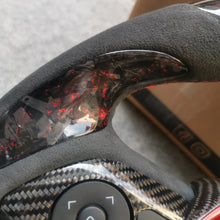 Load image into Gallery viewer, CZD 2018-2023 Camry XSE Red gold Forged Carbon Fiber steering wheel