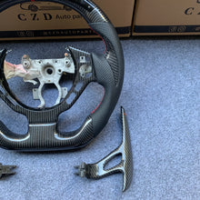 Load image into Gallery viewer, CZD-2009/2010/2011/2012/2013/2014/2015/2016 GTR /R35 carbon fiber steering wheel